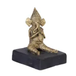 Seated Ganesha on Pedestal - Image 2