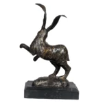 Leaping Rabbit on Pedestal - Image 3