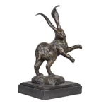 Leaping Rabbit on Pedestal - Image 4