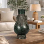 Engraved Bulb Vase
