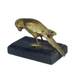 Perched Parrot on Pedestal - Image 4