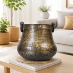 Hammered Round Pot