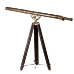 Vintage Telescope on Tripod - Image 4