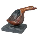 Carved Duck Figurine - Image 2