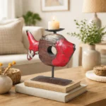 Fish-Shaped Candle Stand