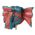 Painted Elephant Head - Image 3