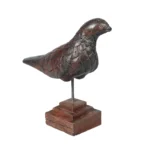 Carved Bird on Stand - Image 3