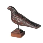 Carved Bird on Stand - Image 4