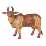 Hand-Painted Cow Statue - Image 2