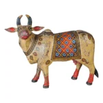 Hand-Painted Cow Statue - Image 3