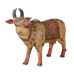 Hand-Painted Cow Statue - Image 5