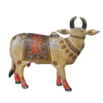 Hand-Painted Cow Statue - Image 6