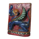 Carved Elephant Lion Panel - Image 3