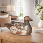Weathered Duck Figurine