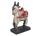 Painted Nandi Statue - Image 3