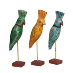 Painted Parrot on stand - Image 3