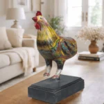 Colorful Painted Rooster