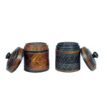 Hand-Painted Canisters (Set of 2) - Image 2