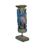 Peacock Motif Vase on Stand - Image 4