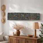 Carved figural Panel
