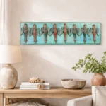 Painted Figural Panel