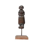 Carved Woman Statue - Image 2