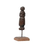 Carved Woman Statue - Image 4