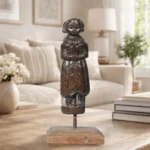 Carved Woman Statue