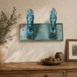 Twin Horse Head Décor