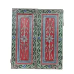 Painted Floral Shutter Panel - Image 2