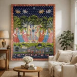 Krishna Raas Pichwai Painting